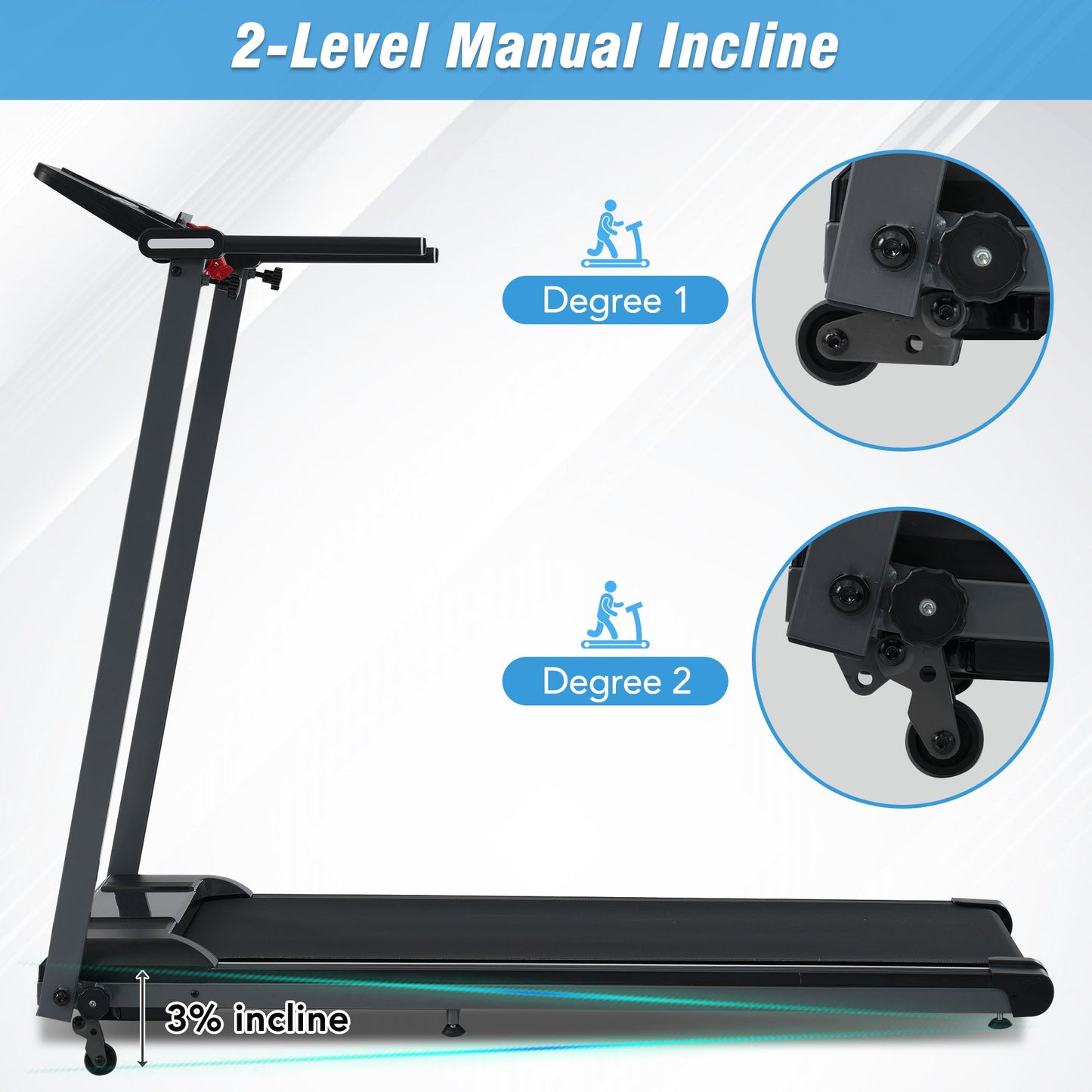 NEW Folding Treadmill Walking Pad for Home Office