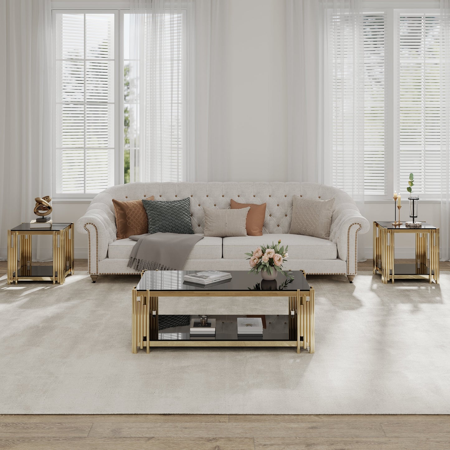 Woker Furniture 20" Wide Square End Table