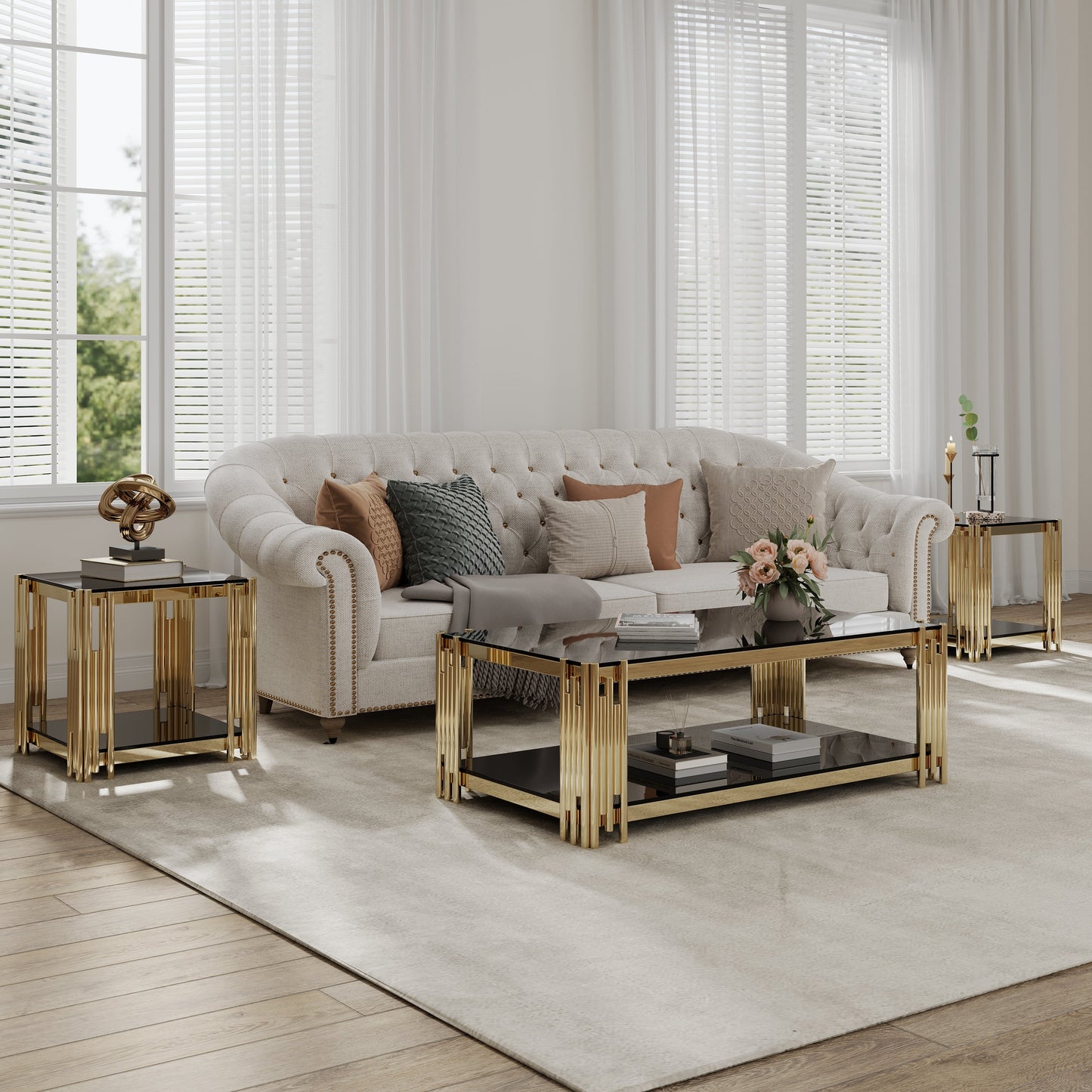 Woker Furniture 20" Wide Square End Table