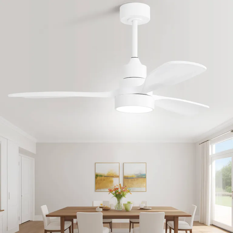 48 Inch Wood Ceiling Fan With Light