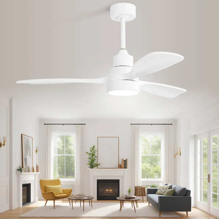 48 Inch Wood Ceiling Fan With Light
