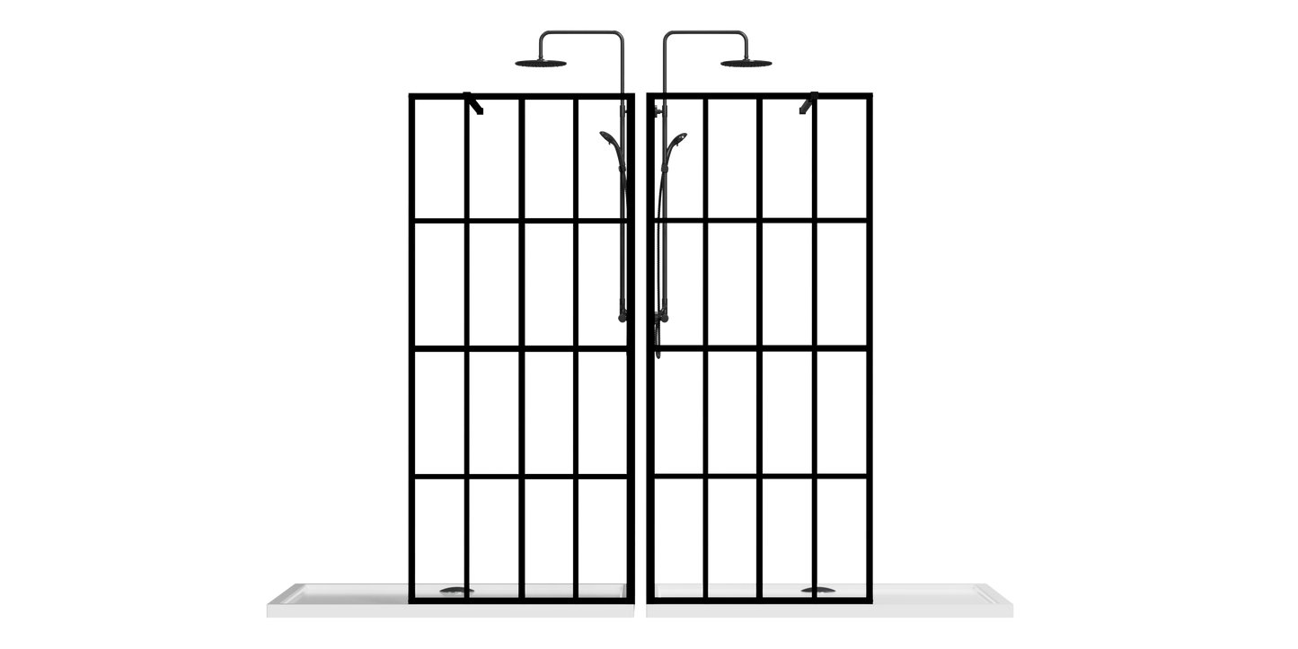 Goodyo 46" X 72" Shower Screen for Walk-in Wet-room