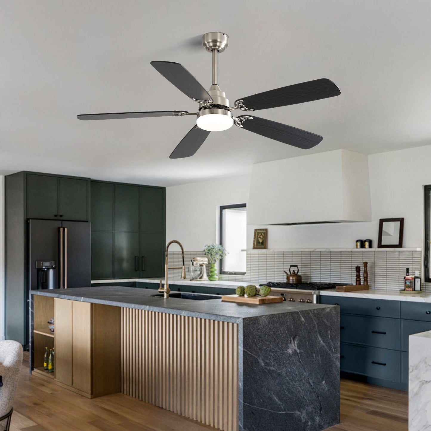 Modern 52 Inch Led Ceiling Fan With Remote Control