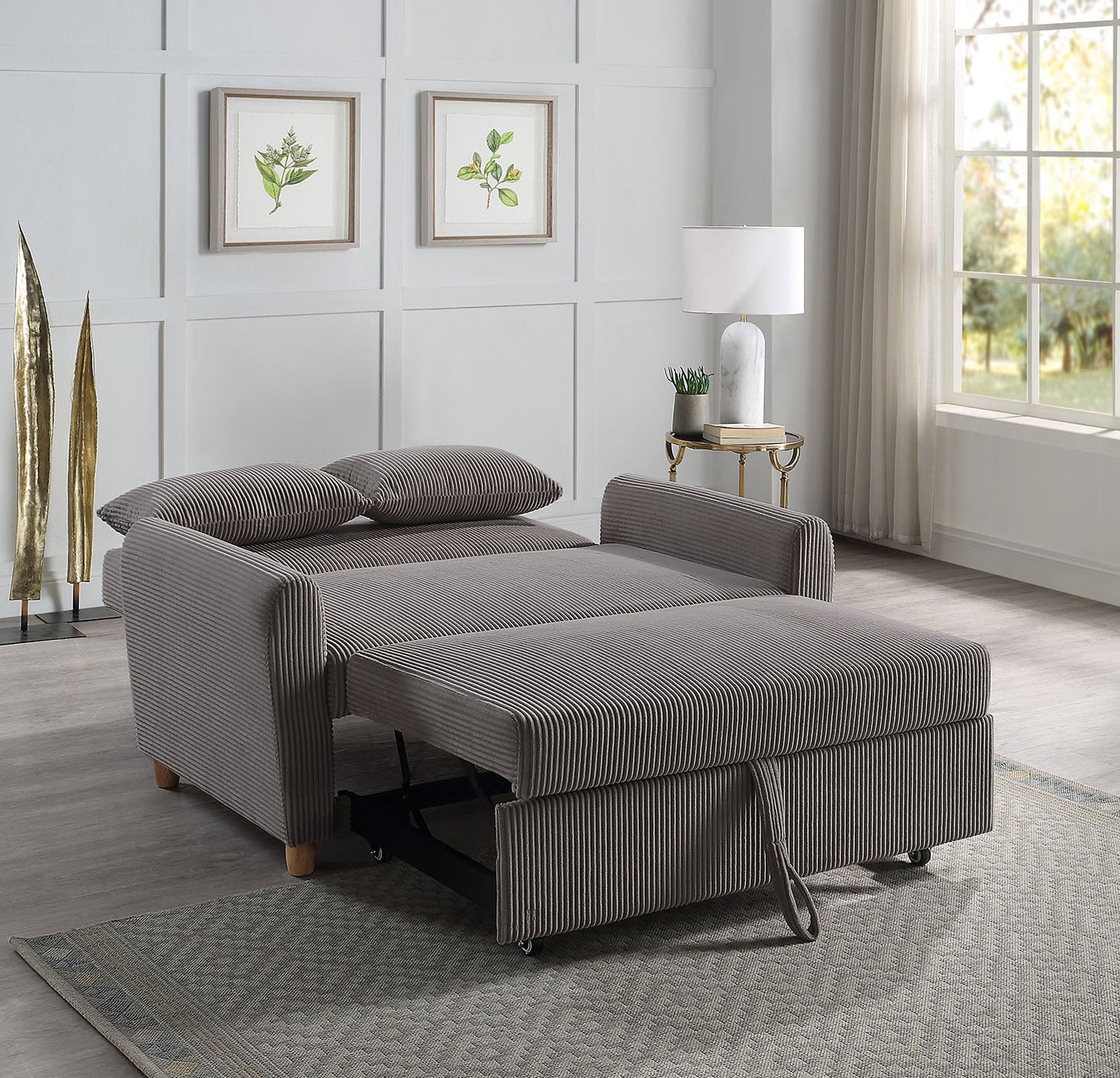 Justine 54" Convertible Sleeper Loveseat