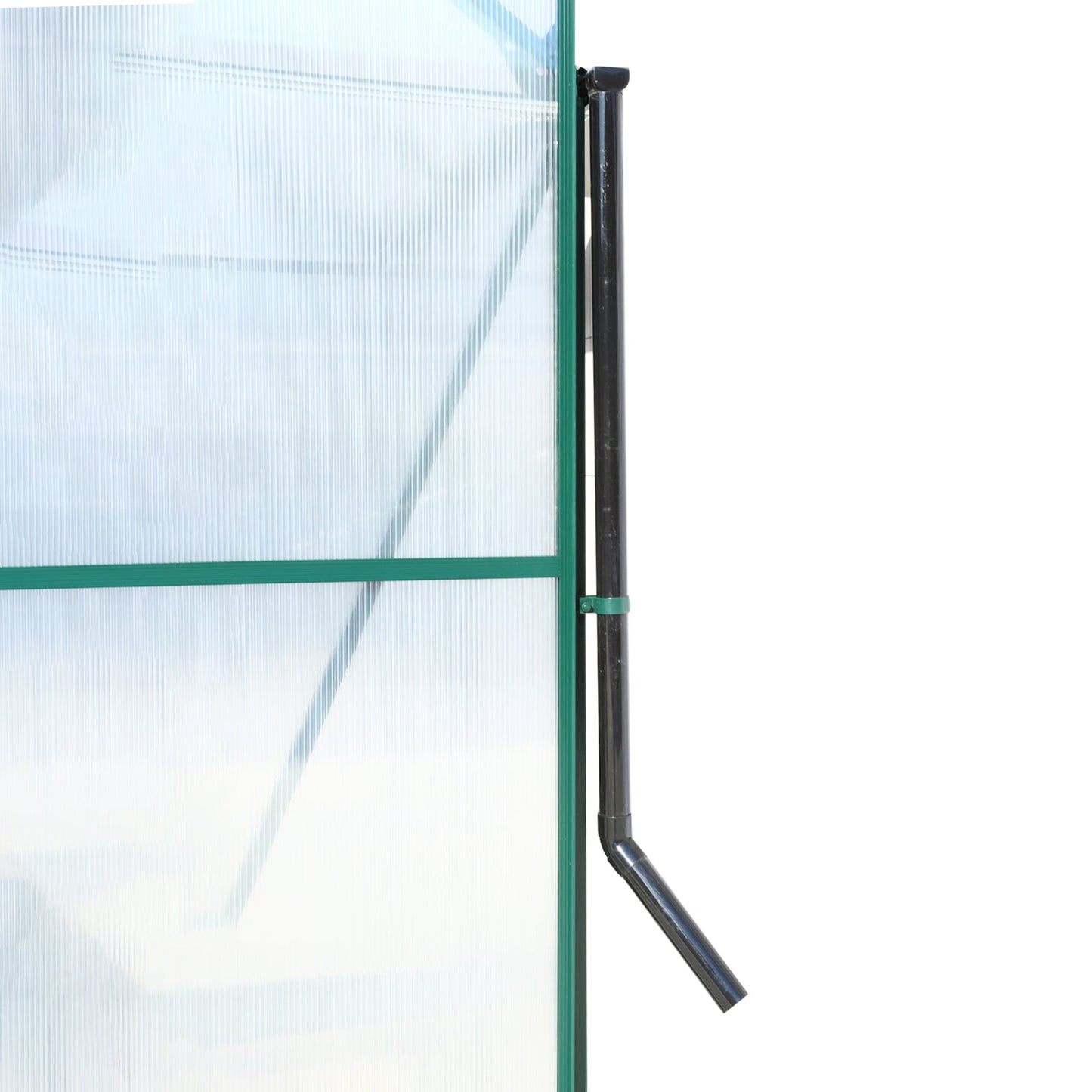 6.3'*6.2'*7' Polycarbonate Greenhouse, Heavy Duty Outdoor Aluminum Walk-in