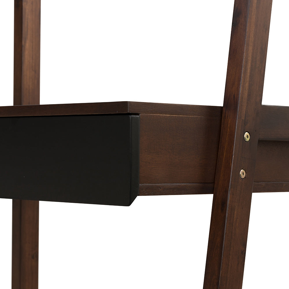32x20x68" Ladder Desk and Ladder Style Display Shelf