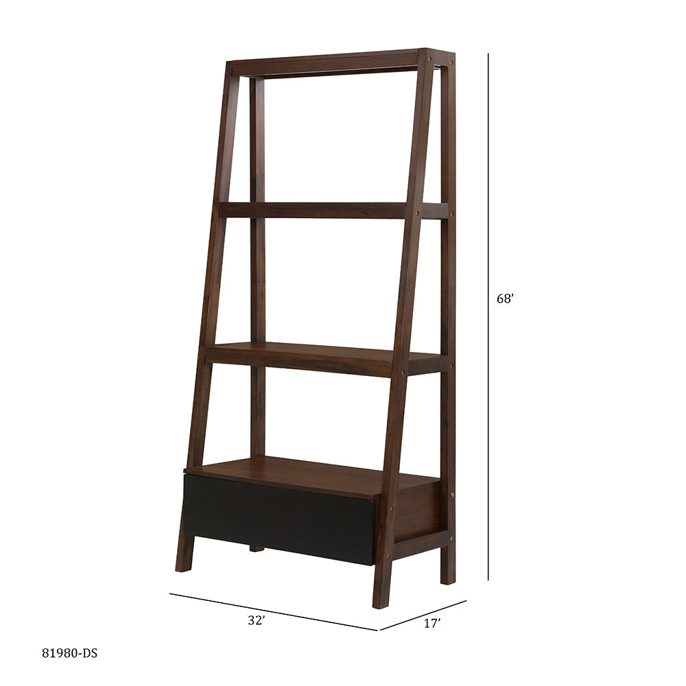 32x17x68" Ladder Shelf, Ladder Style Display Shelf