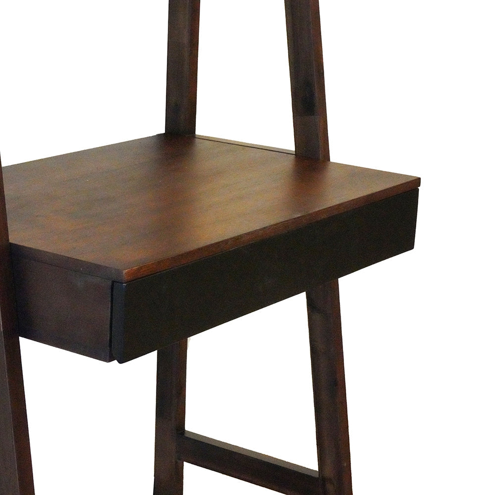 32x20x68" Ladder Desk and Ladder Style Display Shelf