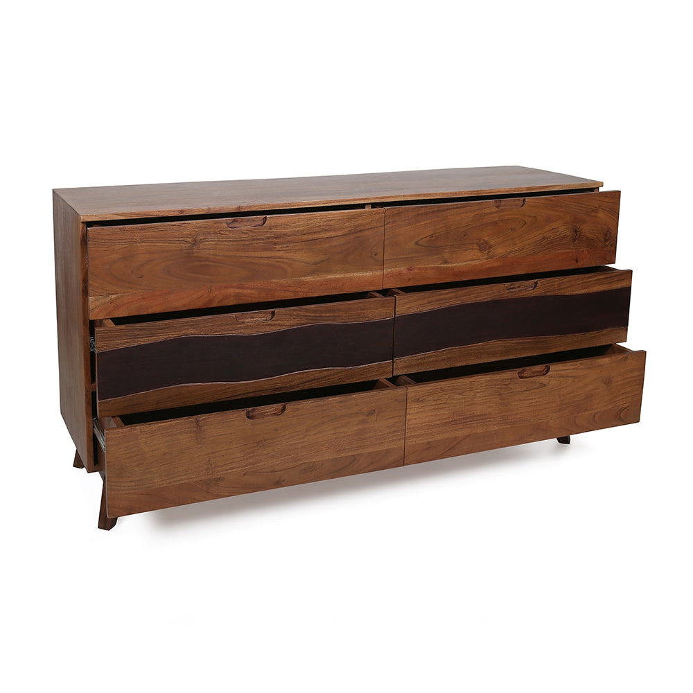 Sierra Six Drawer Sideboard