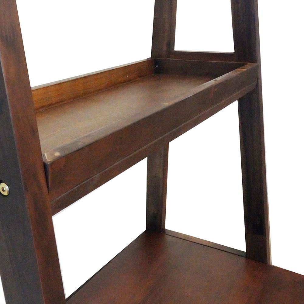 32x20x68" Ladder Desk and Ladder Style Display Shelf