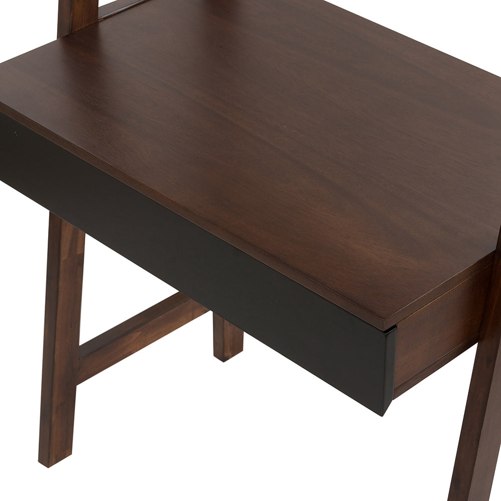 32x20x68" Ladder Desk and Ladder Style Display Shelf