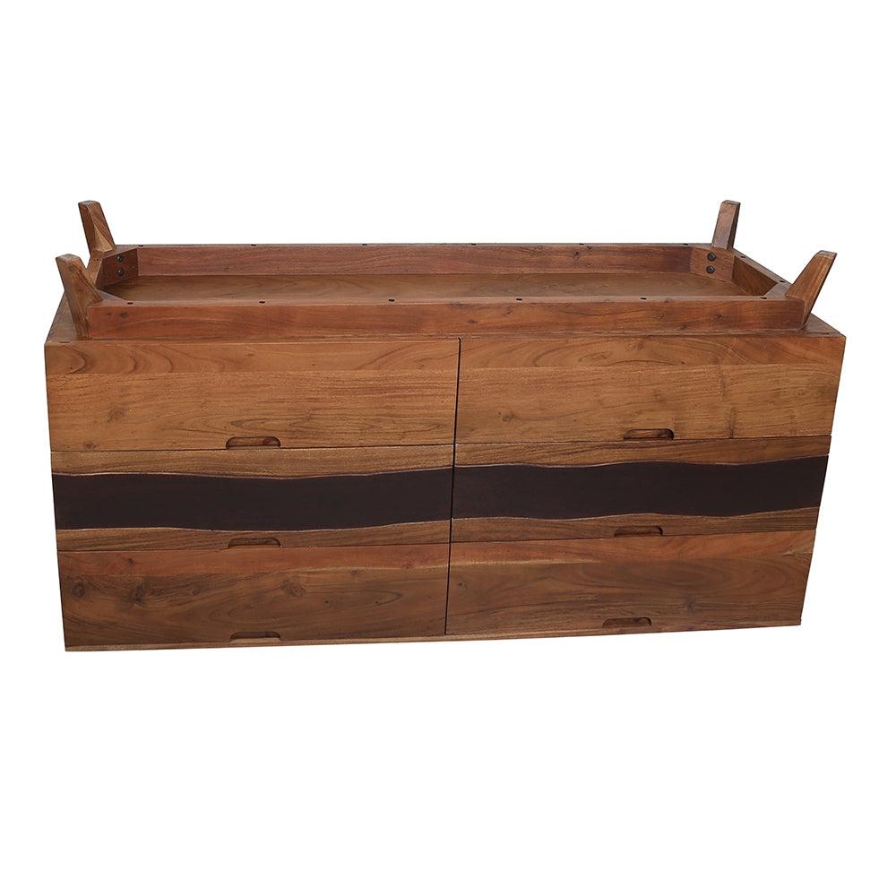 Sierra Six Drawer Sideboard