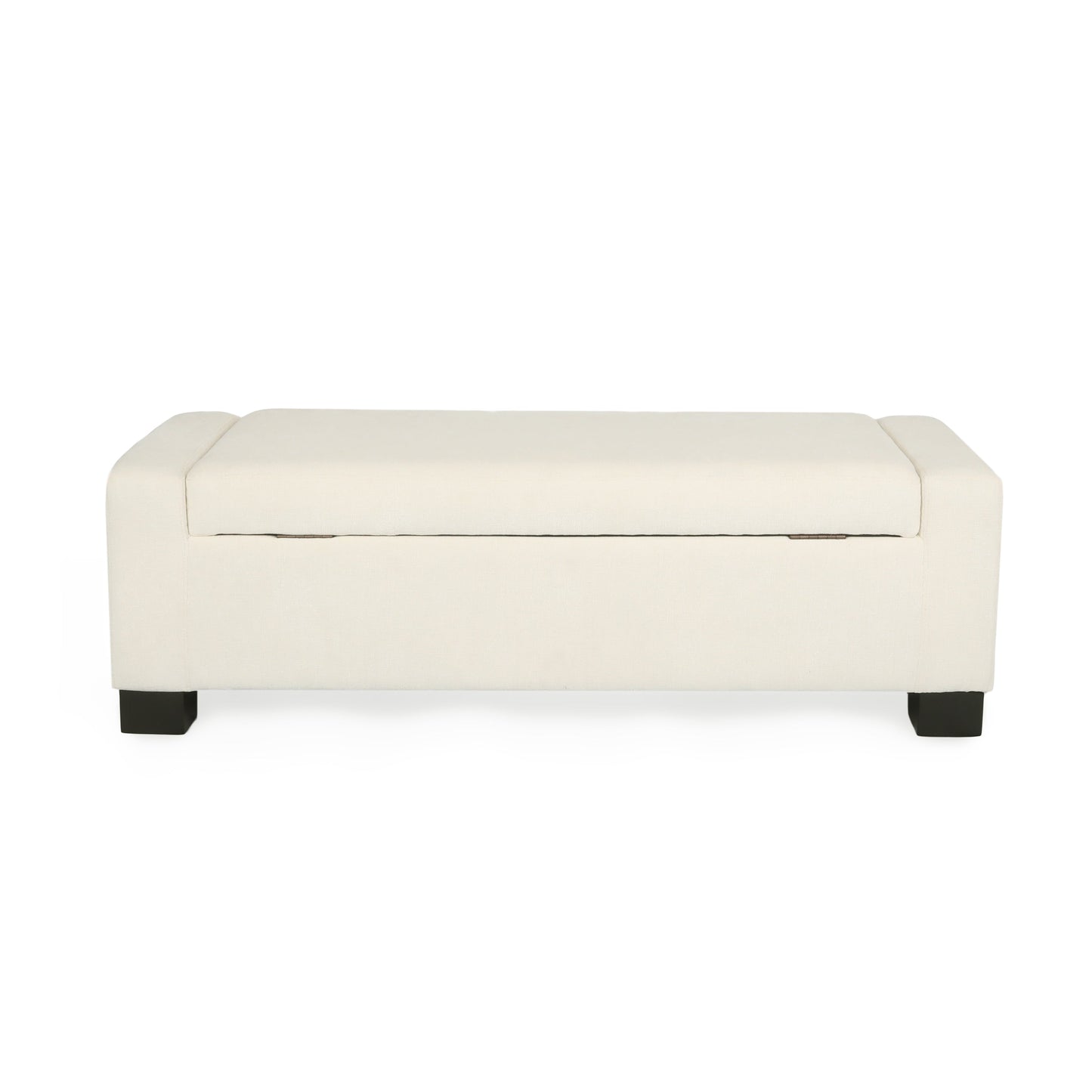 50" Ottoman Bench in Textured Fabric