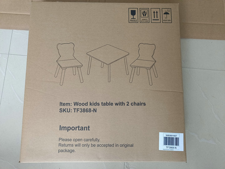 Kids Table and 2 Chairs Set (Lion & Monkey)