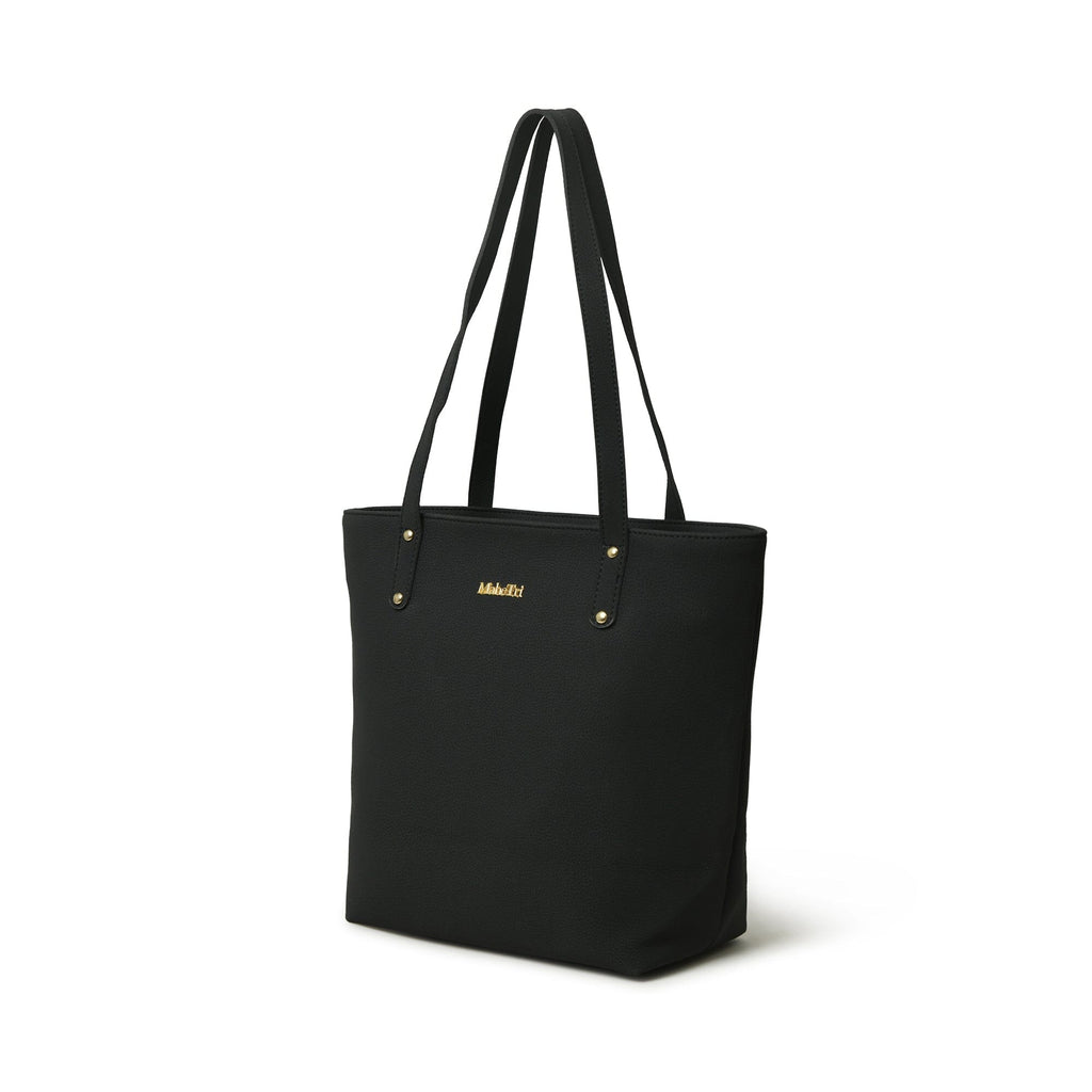 Sac fourre-tout en cuir vegan Era - Noir de minuit