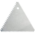 Peigne décorateur/glaçage Ateco en aluminium, 10,8 x 10,8 cm