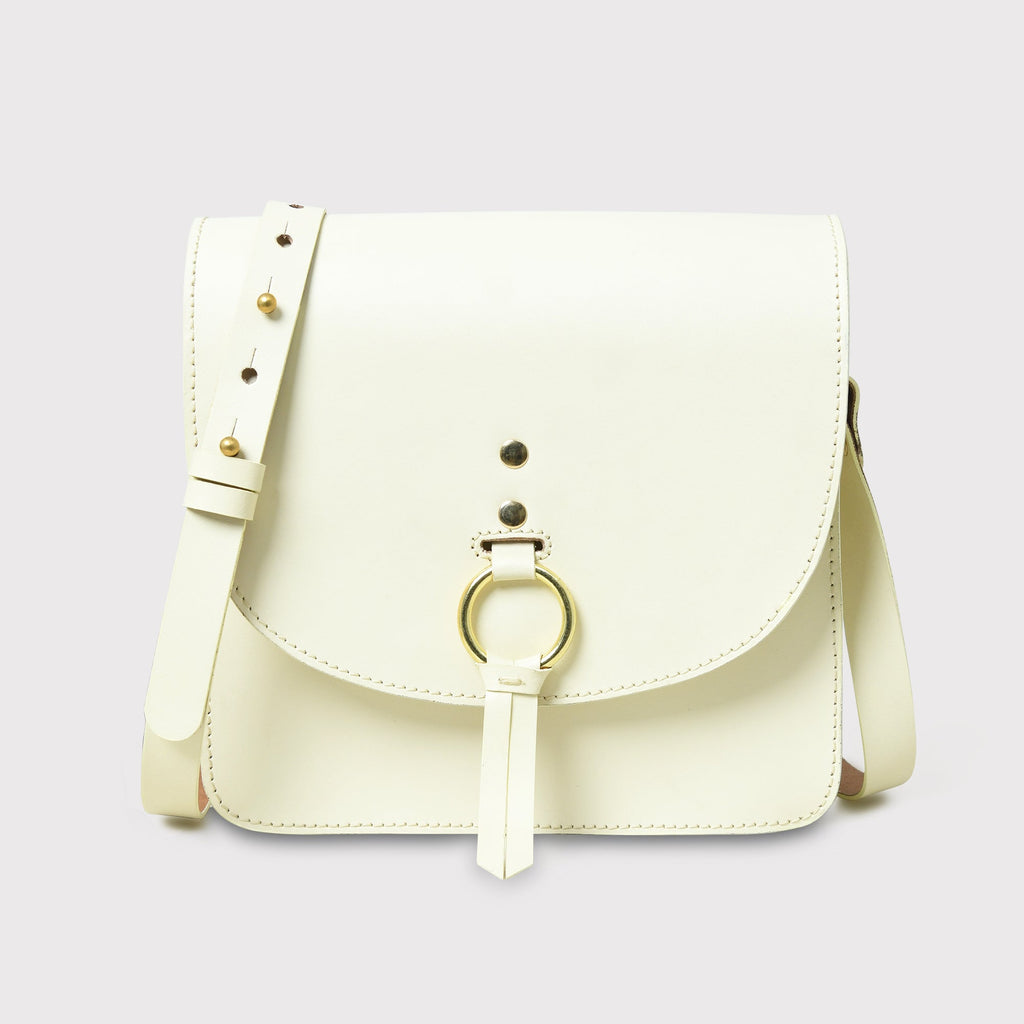 Sac bandoulière blanc élégant