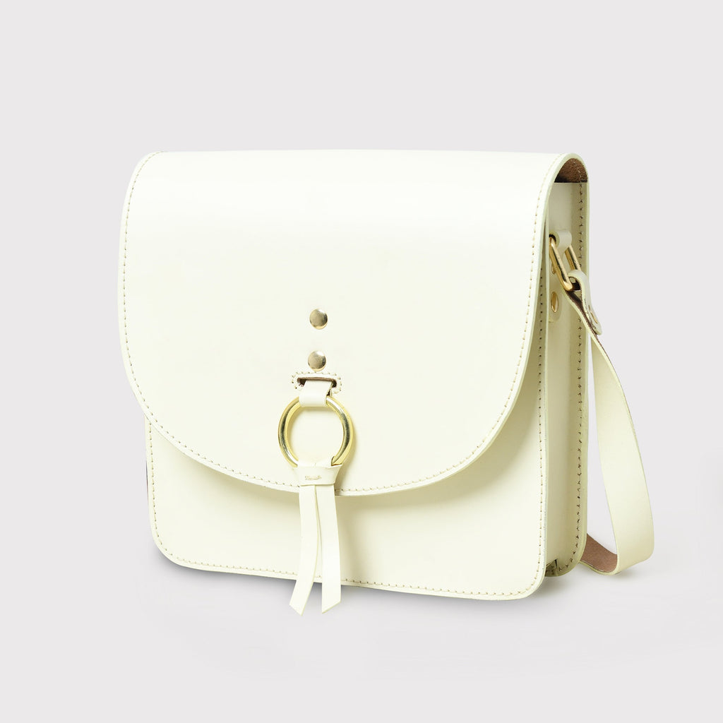 Sac bandoulière blanc élégant