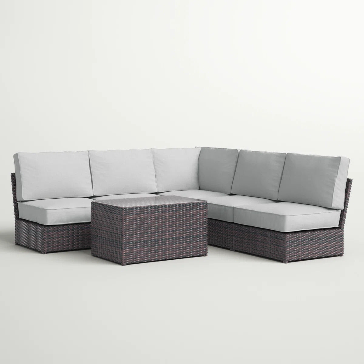 4-Person Outdoor Seating Group with Cushions