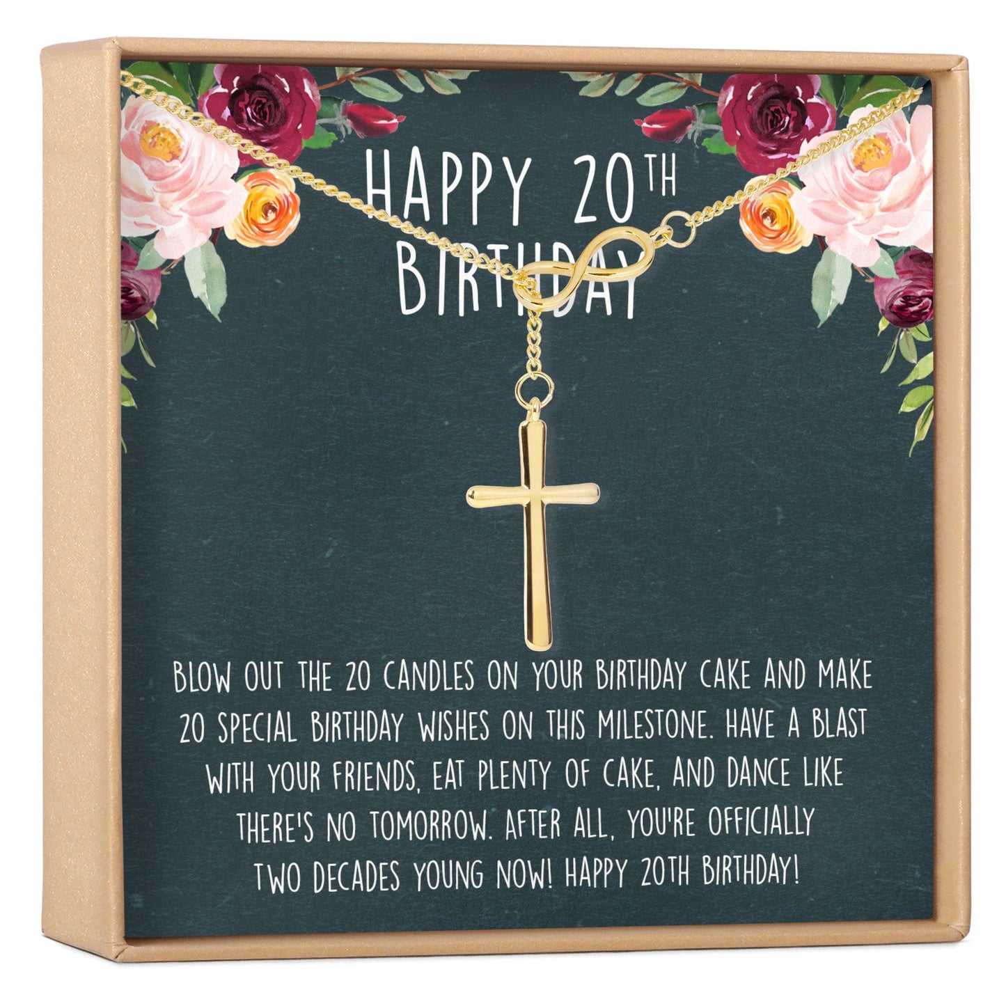 20th Birthday Necklace, Multiple Styles