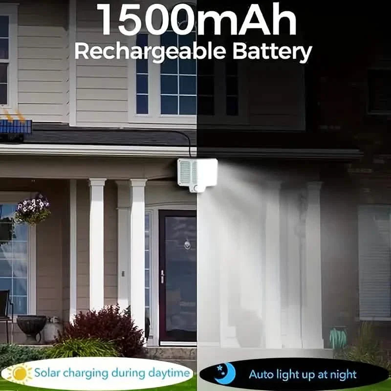 210LED Super Bright Motion Sensor Solar Strong Power LED Garden Wall Lamp