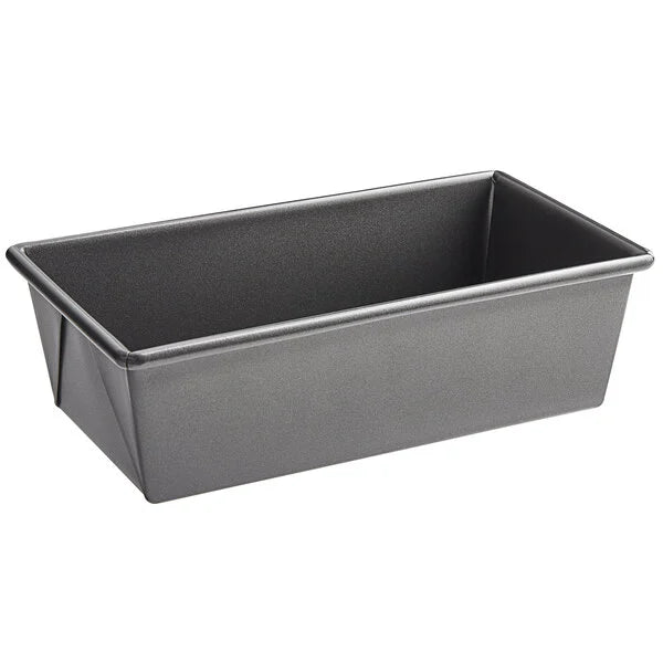 Non-Stick Aluminized Steel Bread Loaf Pan - 8 1/2" x 4 1/2" x 2 3/4" - 1 lb. pan