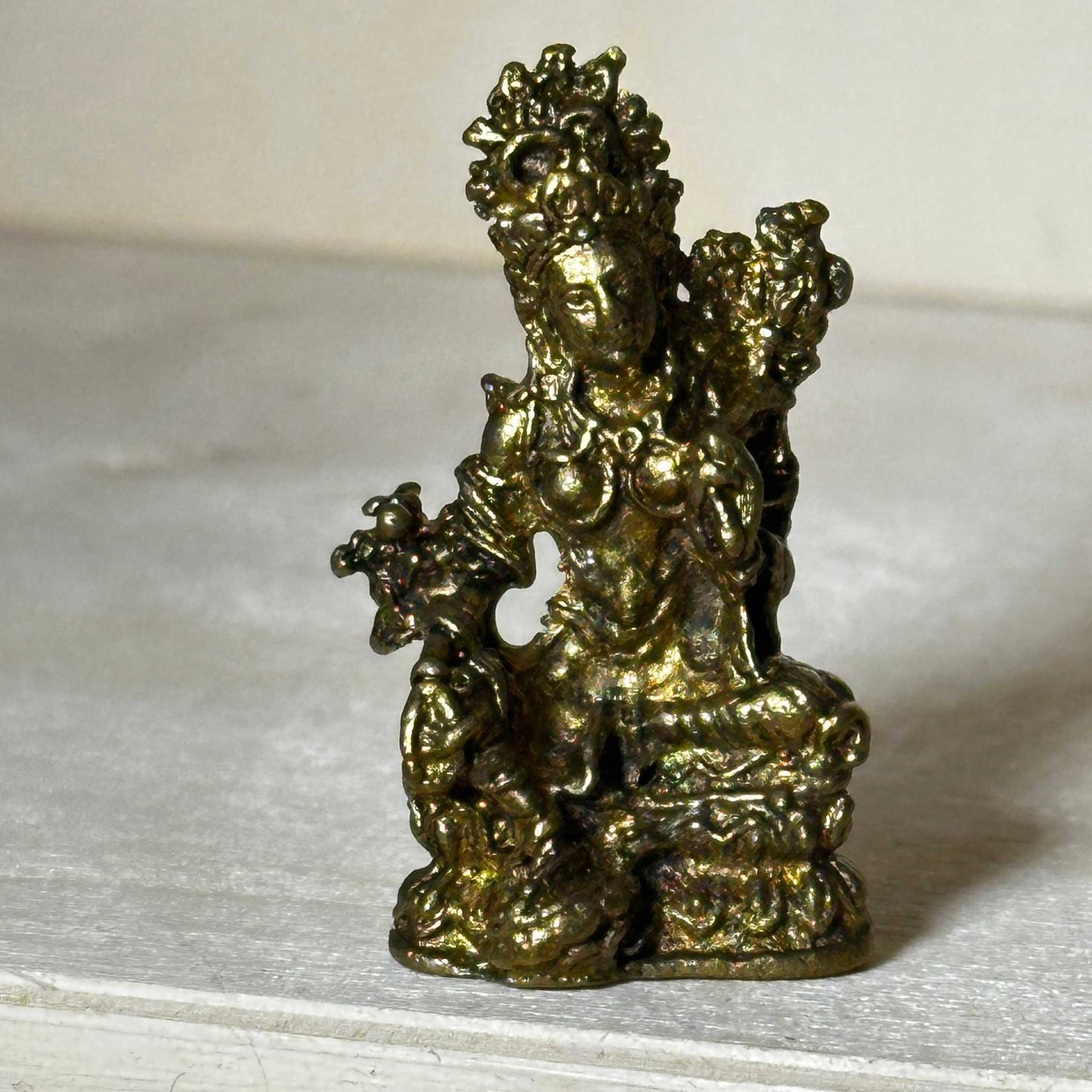 Pocket Mini Brass Statues