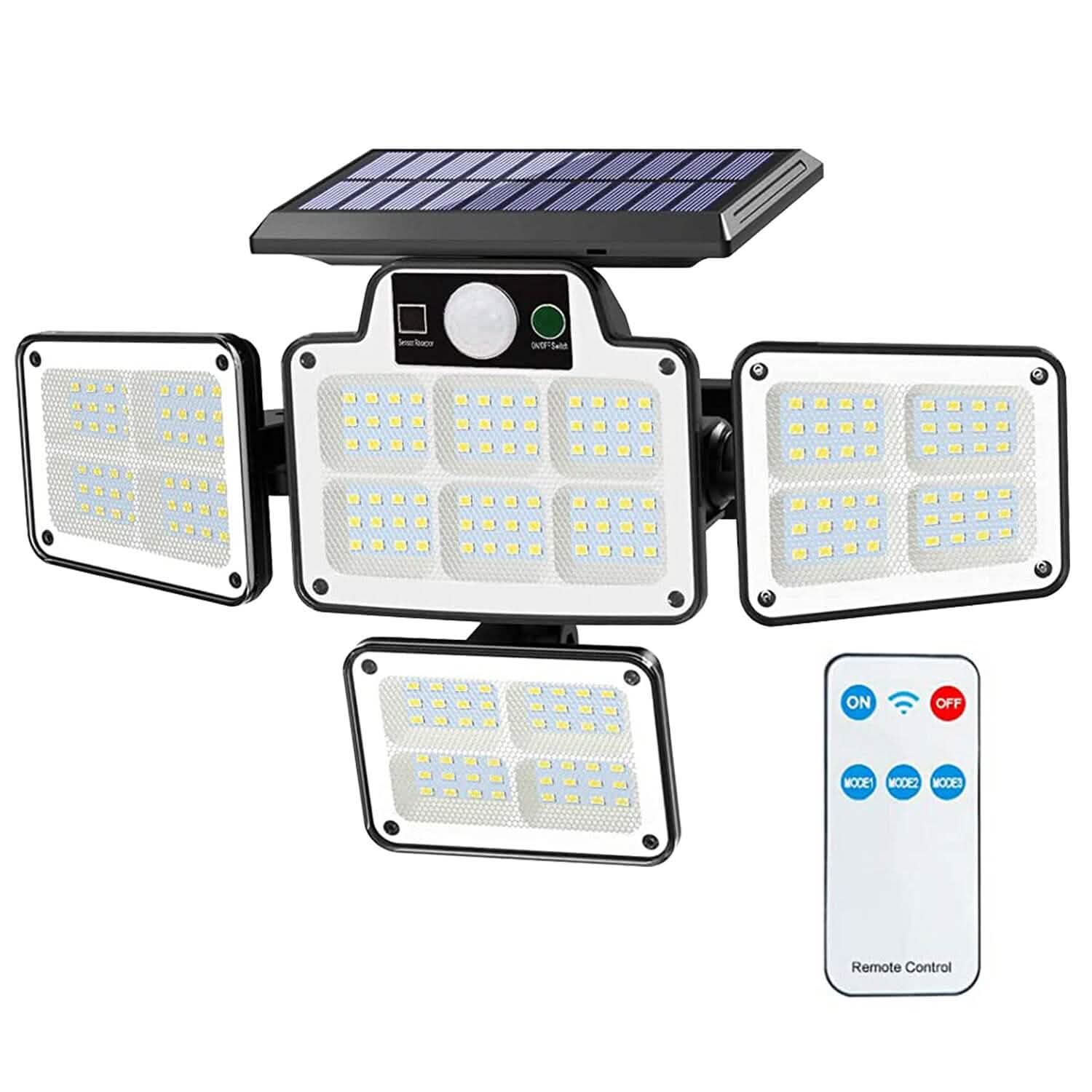 216 LEDs  Solar Outdoor Light Motion Sensor Security Wireless Lamp