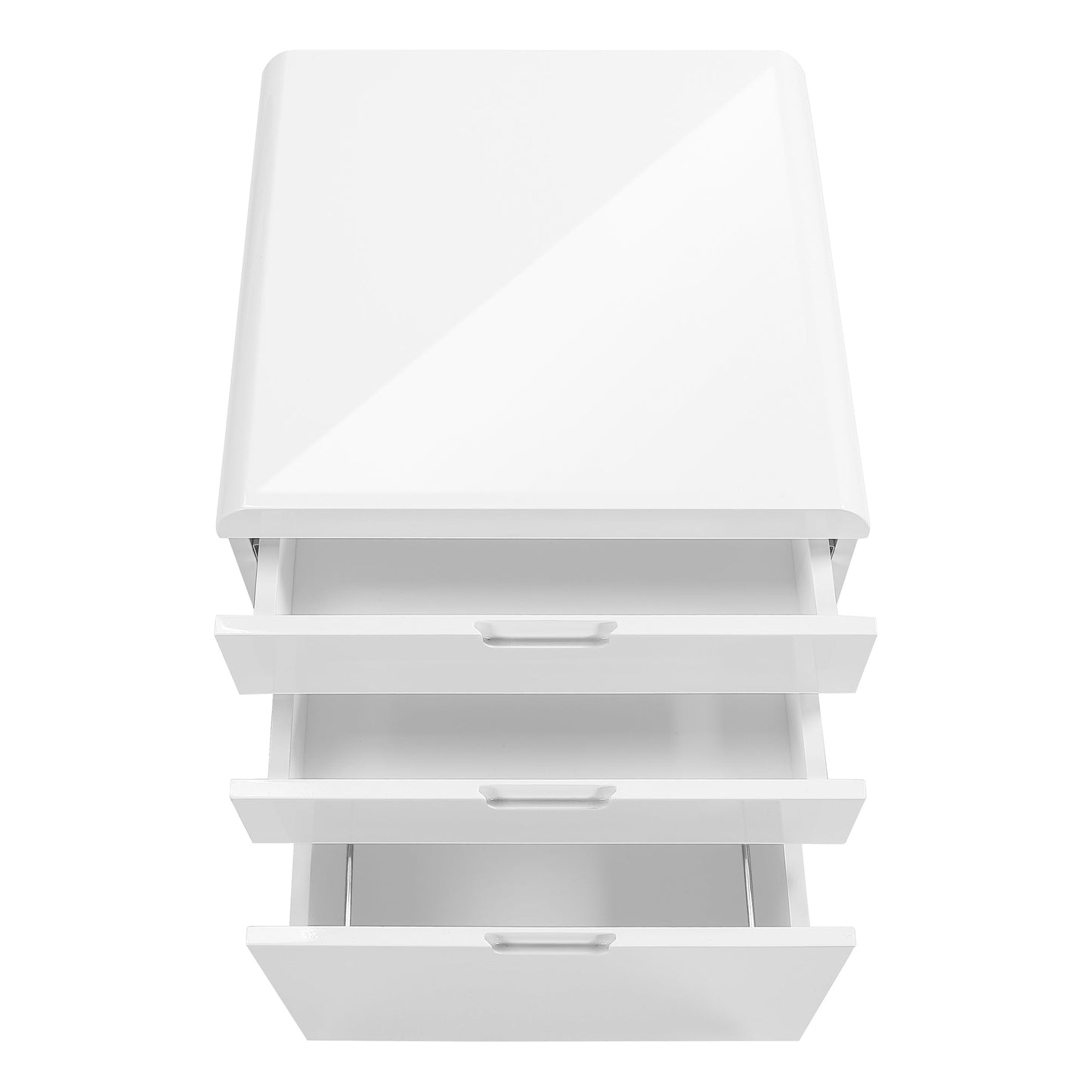 Rolling Mobile File Cabinet with Storage Drawers