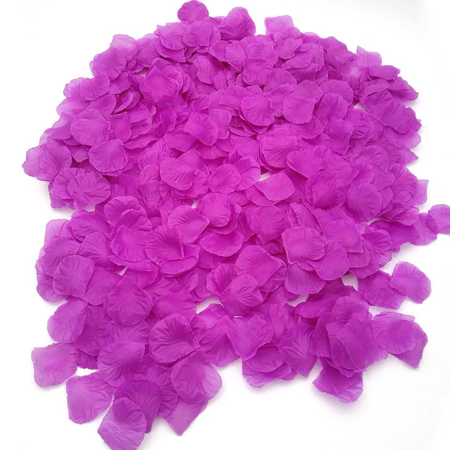 2200 pièces : Pétales de rose en soie pour décoration florale de mariage