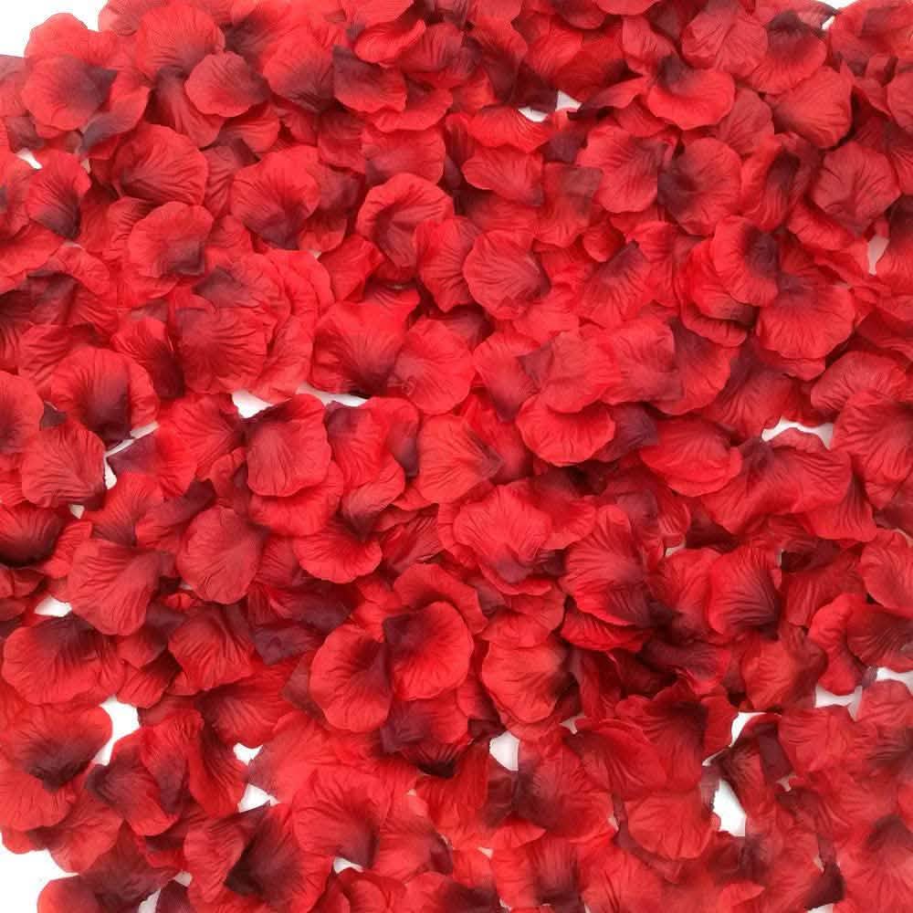 2200 pièces : Pétales de rose en soie pour décoration florale de mariage