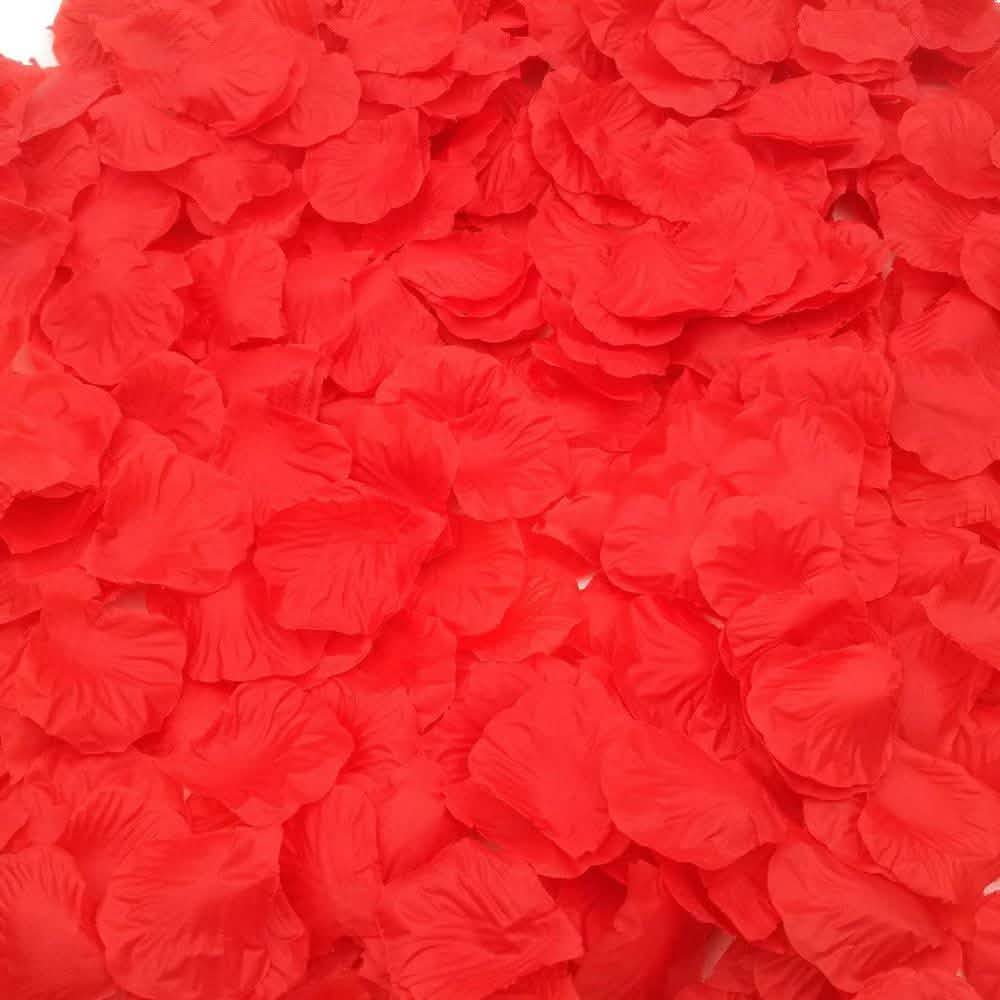 2200 pièces : Pétales de rose en soie pour décoration florale de mariage