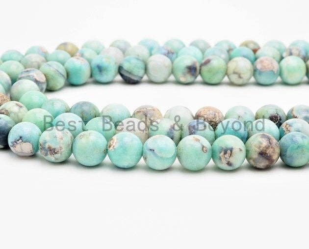 Quality Natural Dyed Agate Round Smooth Beads,SKU#U332