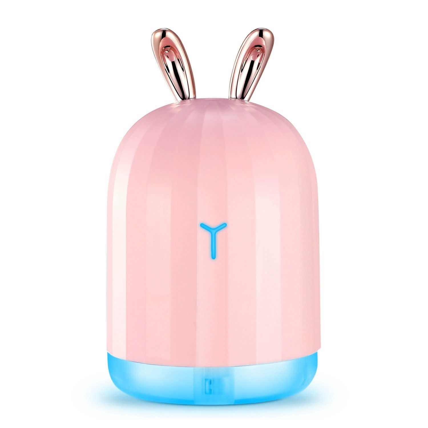 220ml Cool Mist Humidifier Ultrasonic Air Diffuser Atomizer with 7 Color