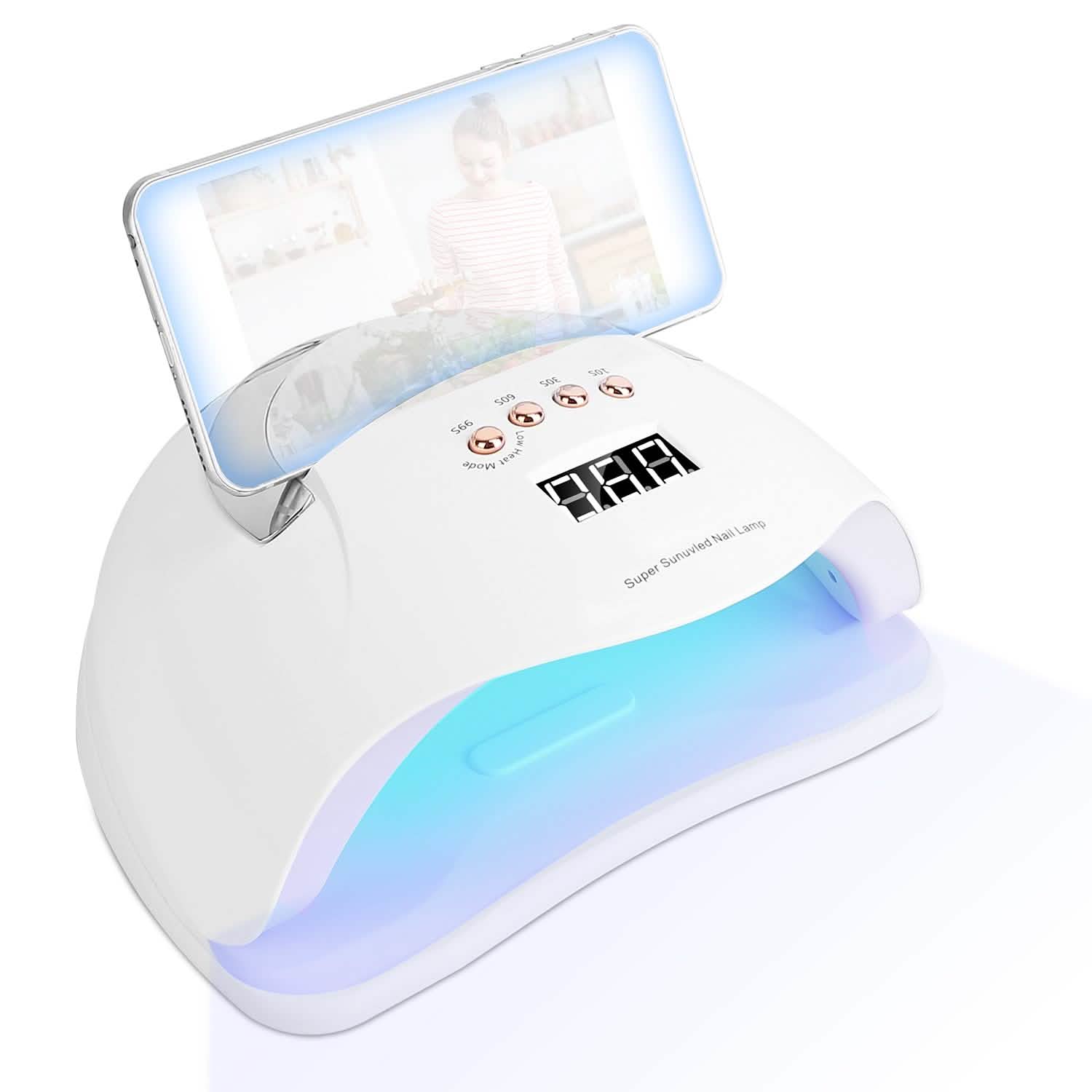 Lampe à ongles UV LED 220W, sèche-vernis gel
