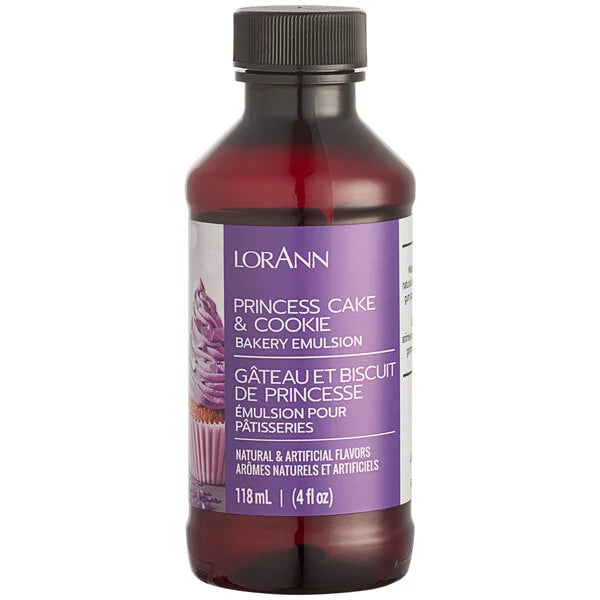 LorAnn Oils Princess Cake and Cookie Bakery Emulsion, 4 fl. oz