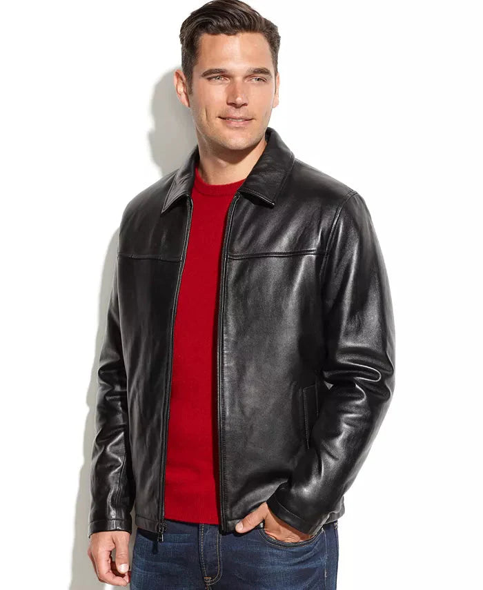 Le blouson aviateur en cuir Wolfman