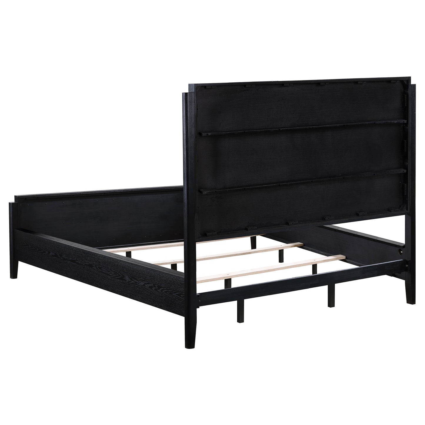 Brookmead 60-inch Upholstered California King Bed Black