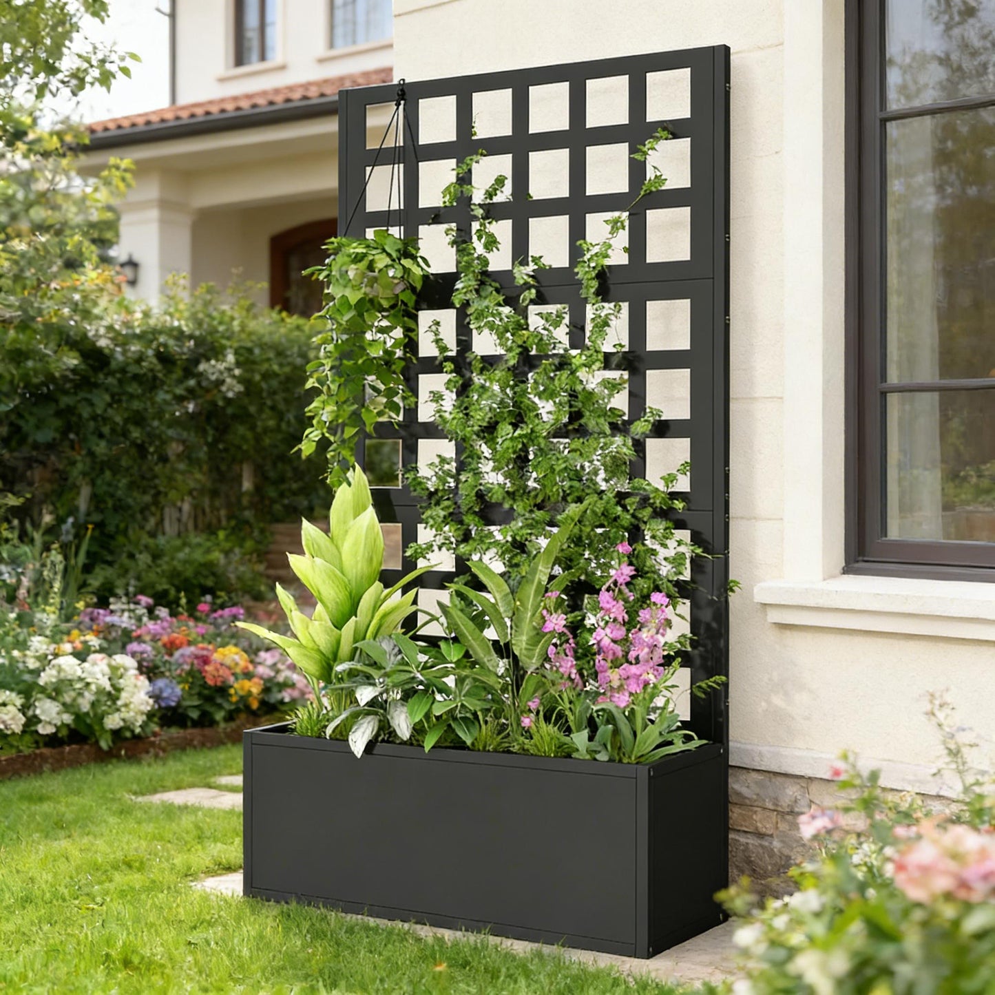 Planter Box with Trellis