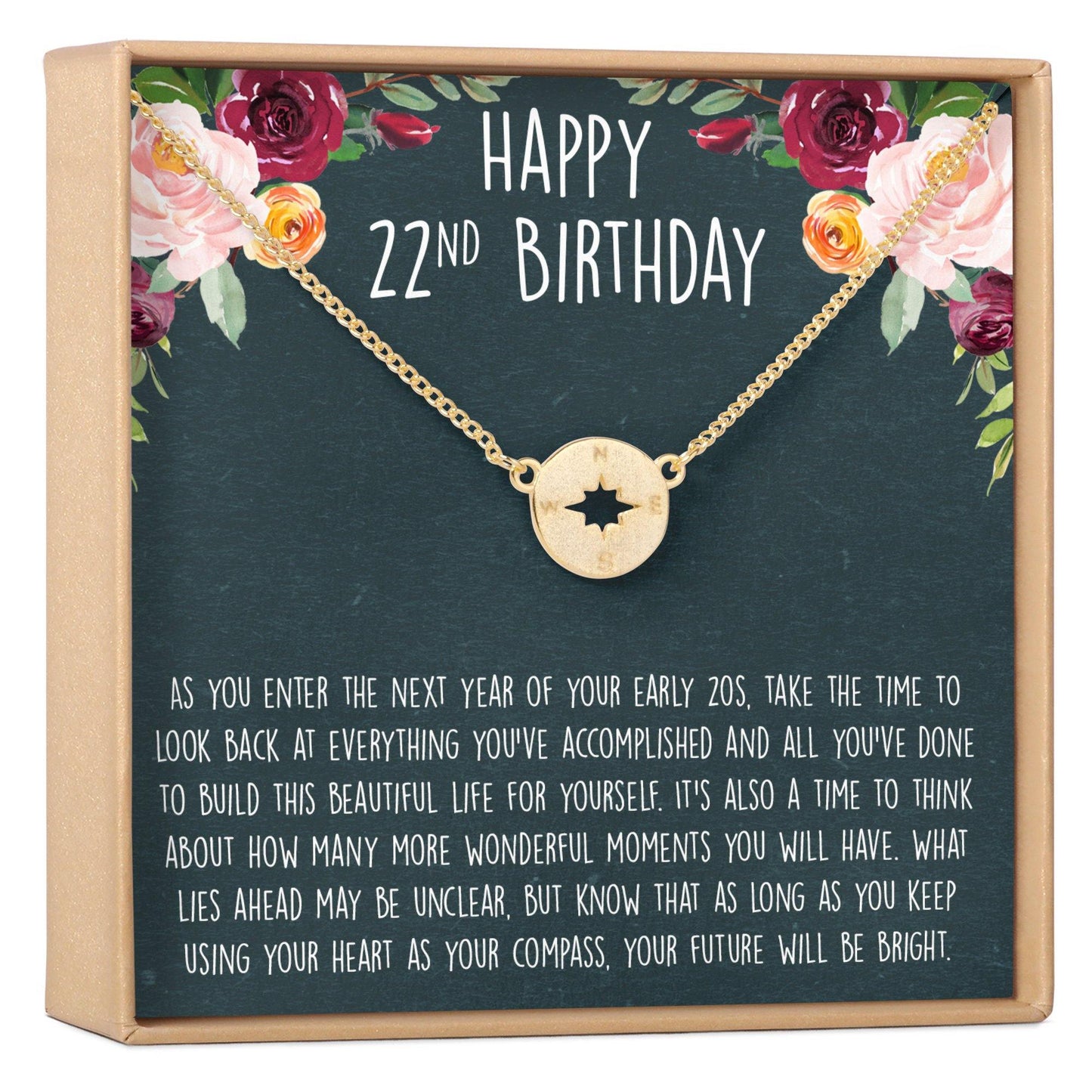 22nd Birthday Necklace