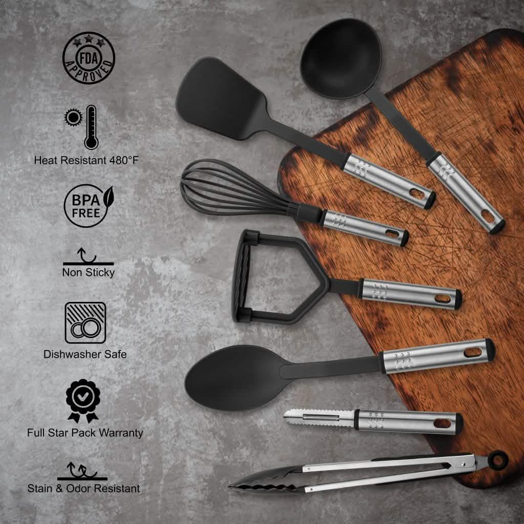 Ensemble de 23 pièces : Ustensiles de cuisine