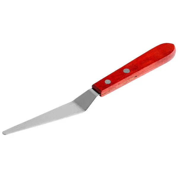 Spatules coudées avec manche en bois, série Value - Choisissez entre 10 cm, 12 cm ou 20 cm