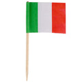 2 1/2" Italian Flag Toothpicks, 100 or 1000 count