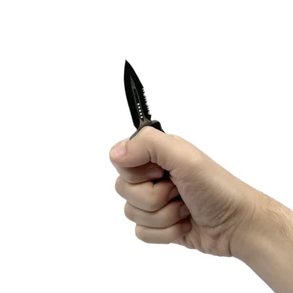 Lot de 2 : couteau OTF à lame de poignard de 3,65 po
