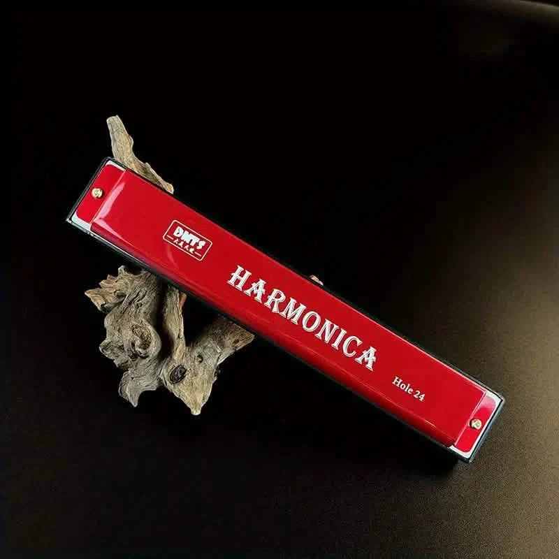 Harmonica 24 trous avec embouchure en métal