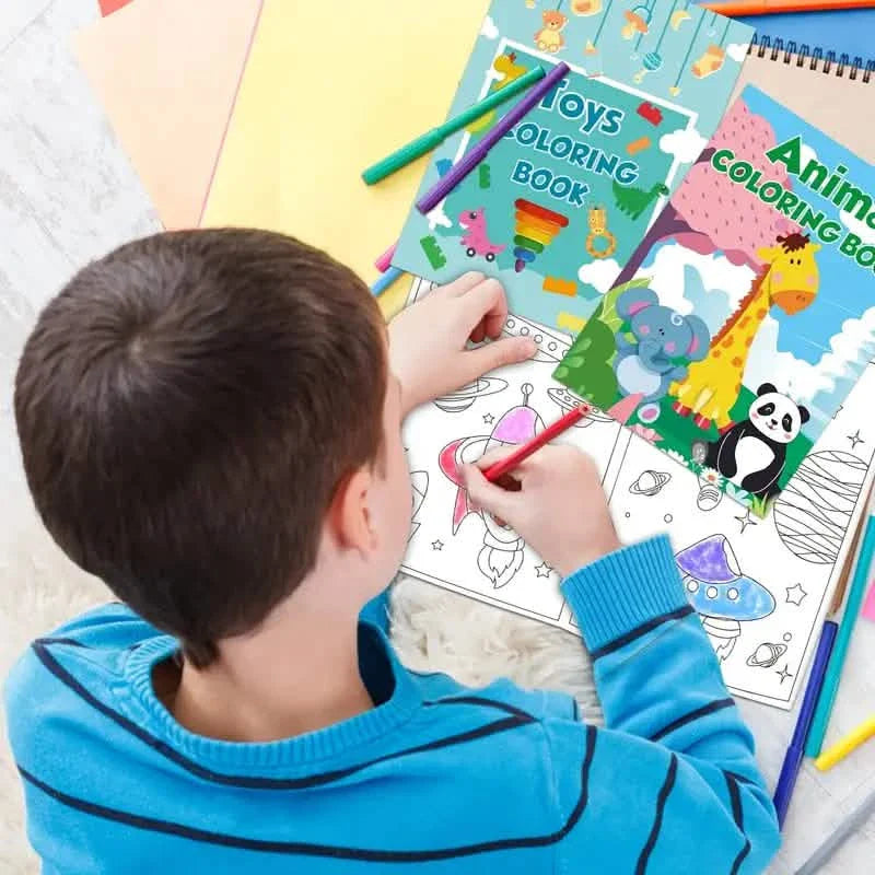 24-Pack: Small Coloring Books For Kids Ages 4-12