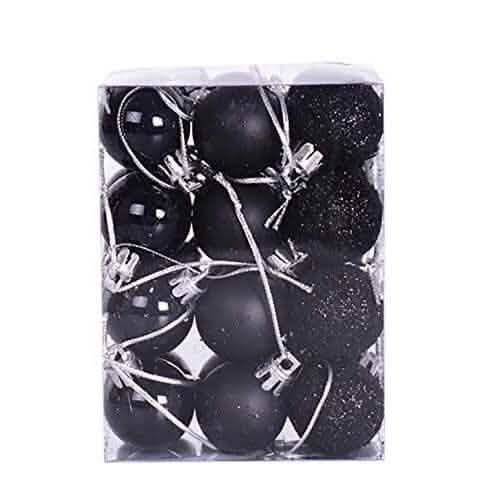 24 Pièces : Boules de Noël scintillantes