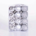 24-Pieces: Sparkling Christmas Balls