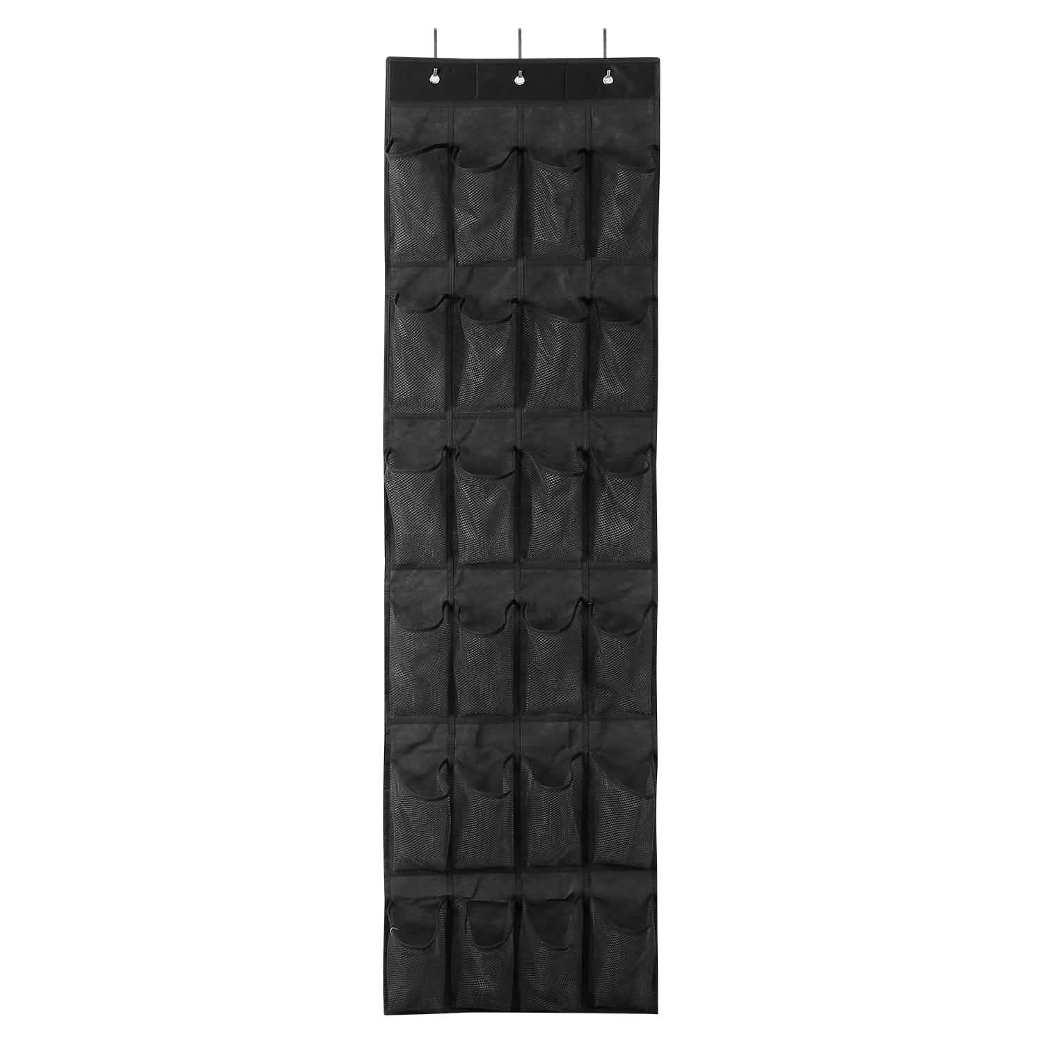 24 Pockets Over the Door Shoe Rack