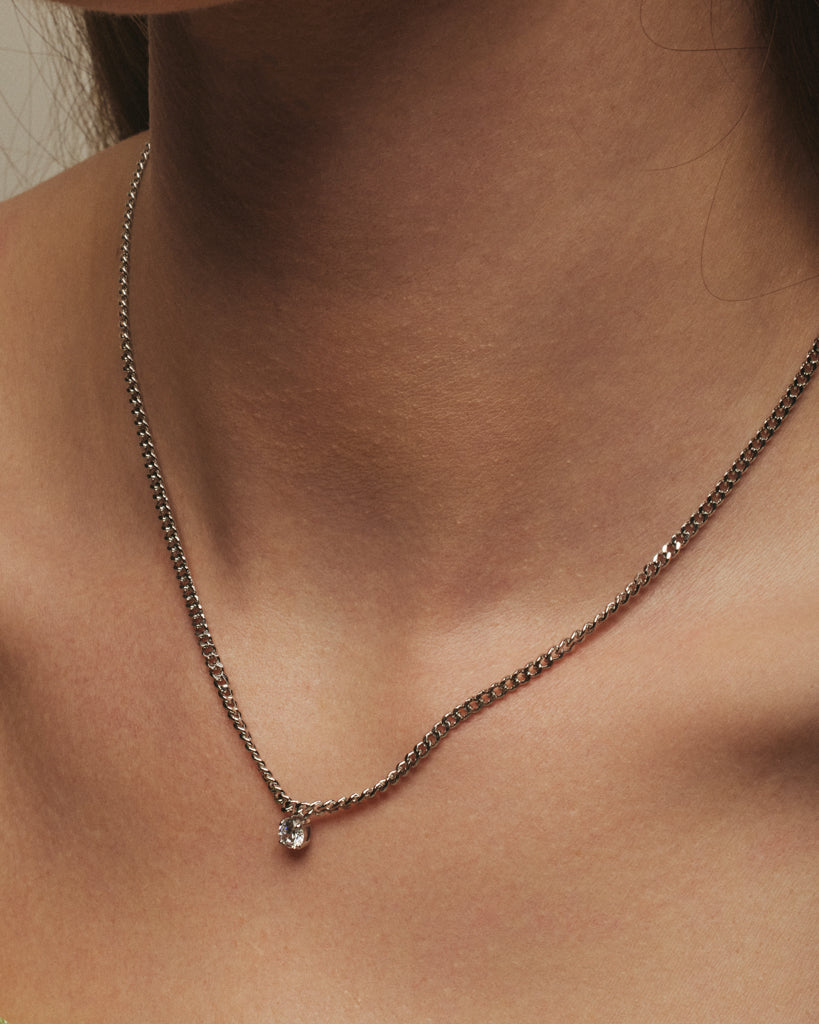 Bardot Stud Charm Necklace- Gold (Ships Early September)